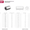 Гайка ЗУБР "МАСТЕР" переходная, DIN 6334, оцинкованная, M10, 5кг 303750-10 купить в Надыме