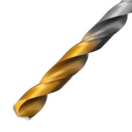 Сверло спиральное по металлу Denzel, 7,0 х 156 мм, Р6М5, Golden Tip, удлиненное, 718258 купить в Надыме