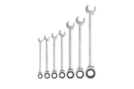 Набор ключей комбинированных с трещоткой 7 штук Энкор 26351 купить в Надыме