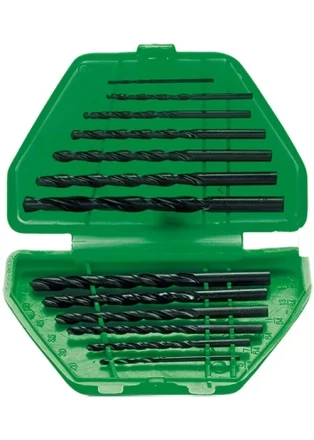 Набор сверл по металлу 1,5-6,5 мм (через 0,5 мм) 13 шт пластиковый бокс цилиндрический хвостовик SPARTA 723455 купить в Надыме