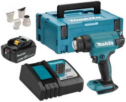Аккумуляторный тепловой пистолет (фен) Makita DHG181RT1J купить в Надыме