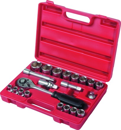 Набор слесарно-монтажный с квадратом 1/2&quot;, 21 предм  MATRIX MASTER 13521 купить в Надыме