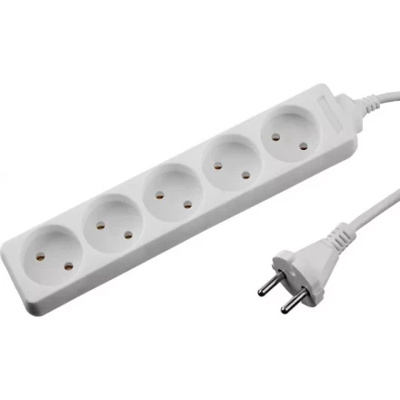 Удлинитель "TOPELECTRO" электрический, ПВС 2х1мм2, 5 гнезд, 3500 Вт, 1.5м, STAYER 55050-1.5 купить в Надыме