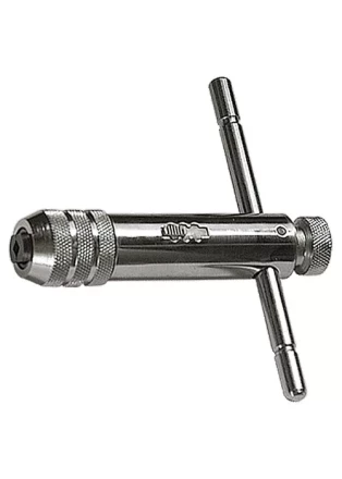 Вороток для метчиков М5 - М12 хромированный с трещоткой MATRIX 76907 купить в Надыме