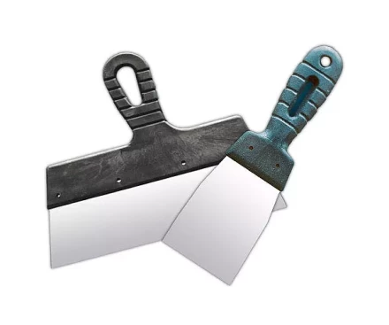 Набор шпателей из нержавеющей стали 100 мм и 350 мм пластмассовая ручка 2 шт СИБРТЕХ 85487 купить в Надыме