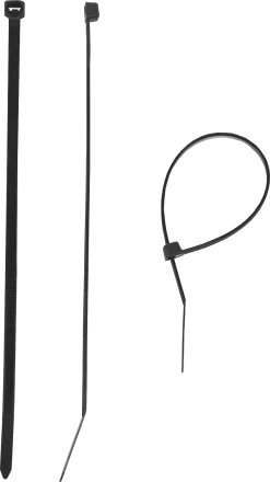 Кабельные стяжки черные КС-Ч1 нейлоновые промфасовка серия ПРОФЕССИОНАЛ купить в Надыме