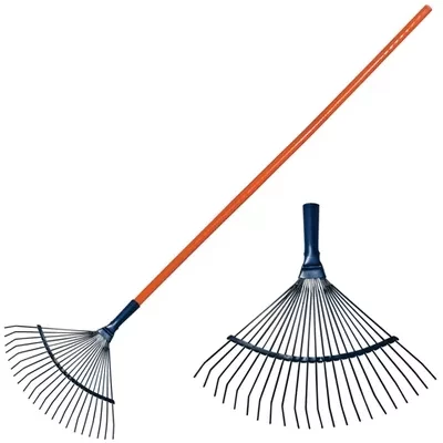 Веерные грабли с деревянным черенком стальные усилинные покрытые эпоксидом PALISAD LUXE 61790 купить в Надыме