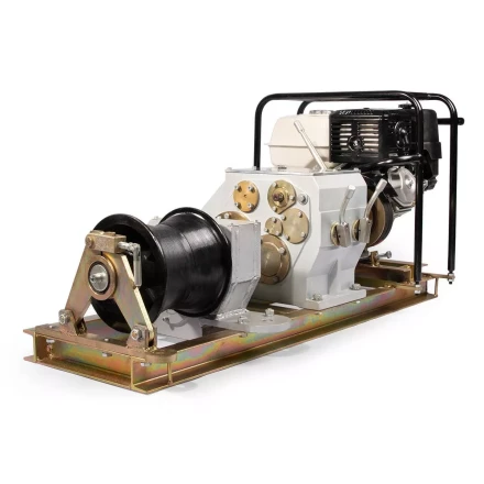 Лебедка тяговая автономная КВТ ЛТА-8 с бензиновым приводом, 8 т (92357) купить в Надыме