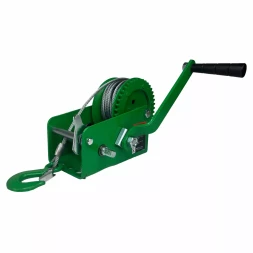 Лебедка ручная барабанная HITCH HW 900 900 кг канат 10 м (SZ073176)