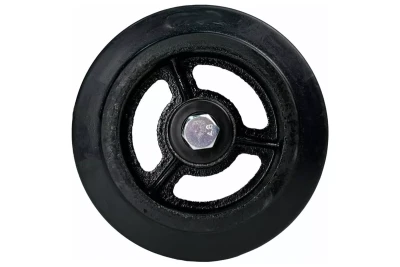 Большегрузное колесо на ось  HITCH 125*50 резина черная D54 (SZ085019)