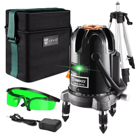 Уровень лазерный LL57GA SET2 DEKO со штативом 1.2 м, 065-0295 купить в Надыме