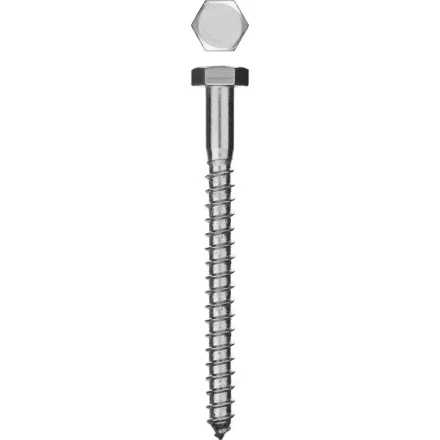 Шурупы ЗУБР "МАСТЕР" с шестигранной головкой, оцинкованные, 6x80мм, 70шт 4-300451-06-080 купить в Надыме
