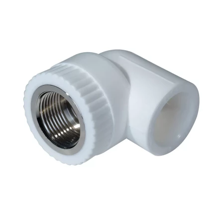 Уголок комб. PP-R ВР 20мм х 1/2 белый (50/150) 45378 купить в Надыме