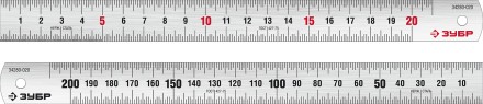ЗУБР Про-20, длина 0.20 м, усиленная нержавеющая линейка, Профессионал (34280-020) купить в Надыме