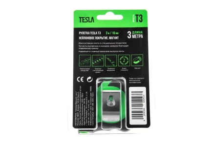Рулетка TESLA 3м х 16мм (T-3) купить в Надыме