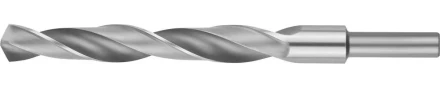 Сверло ЗУБР "МАСТЕР" по металлу с цилиндрическим хвостовиком, сталь Р6М5, винтовой прокат, D 15.0мм, L-169/114мм 4-29621-169-15 купить в Надыме