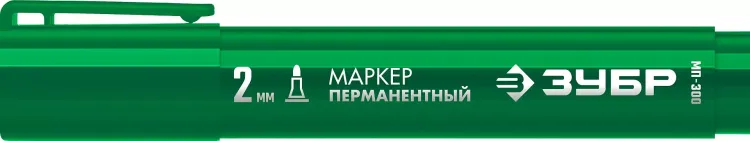 ЗУБР МП-300 зеленый, 2 мм перманентный маркер (06322-4) купить в Надыме