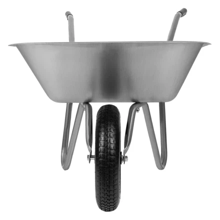 Тачка садовая, грузоподъемность 90 кг Сибртех 689614, оцинк. рама, объем 65 л купить в Надыме