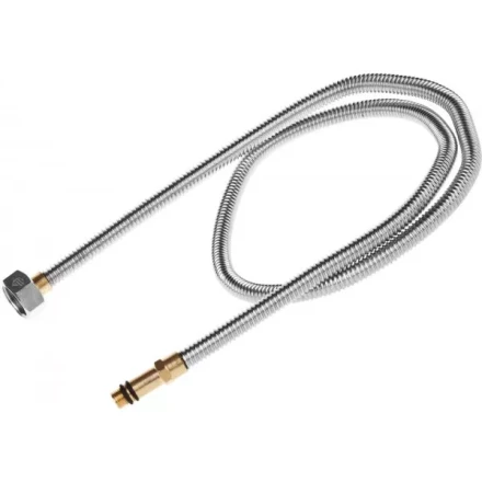 Подводка ЗУБР "ЭКСПЕРТ" сильфонная из нержавеющей стали, для смесителя, удлиненная, г/ш (гайка-штуцер), 1/2", 1,0м 51013-100 купить в Надыме