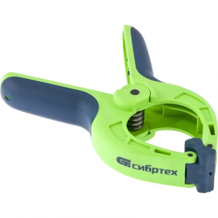 Струбцина клещеобразная пластиковый корпус 2-х компонентные рукоятки усиленная пружина 2-3/4"  70мм СИБРТЕХ 20786 купить в Надыме