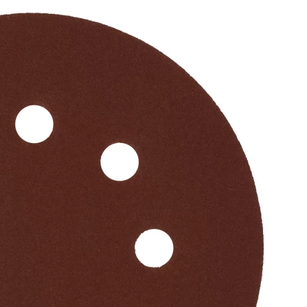 Круг абразивный на ворсовой подложке под "липучку", перфорированный, P 280, 125 мм, 5 шт Сибртех 738127 купить в Надыме