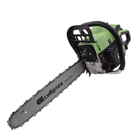 Пила цепная бензиновая Сибртех БП-5245 95209, 52 см3, шина 45 см, шаг 0.325, паз 1,5 мм, 72 звена купить в Надыме