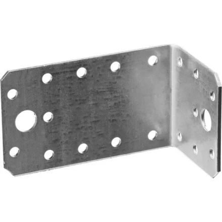 Крепежный уголок ЗУБР "МАСТЕР" асимметричный, 65х50х130мм, 1шт 310156-65 купить в Надыме