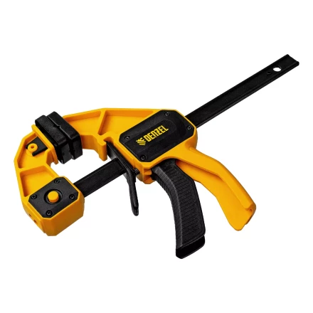 Струбцина F-образная Denzel, быстрозажимная, 150 х 80 мм, усиленный нейлоновый корпус 20505 купить в Надыме