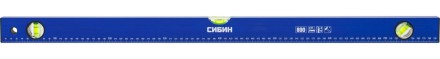 Уровень СИБИН коробчатый, 3 противоударных ампулы, измерительная линейка, 80см 34605-080 купить в Надыме