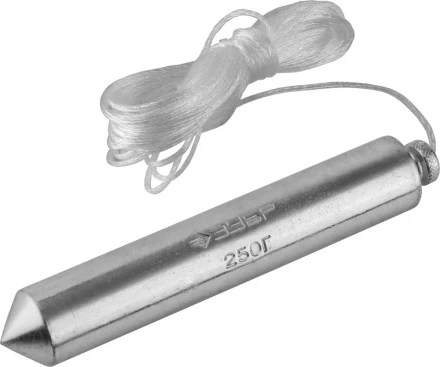 Отвес ЗУБР "МАСТЕР" строительный со шнуром, в пластиковом контейнере, 300 г 0636-300_z01 купить в Надыме