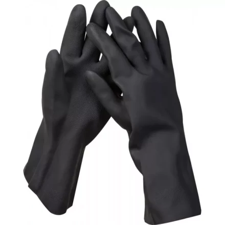 Перчатки KRAFTOOL противокислотные, неопреновые, повышенной прочности, с х/б напылением, размер XXL 11282-XXL купить в Надыме