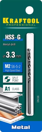 Сверла по металлу HSS-G Оберон 29651-3.3 купить в Надыме