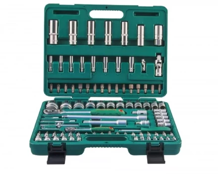 Набор головок торцевых 1/2"DR 10-32мм 1/4"DR 4-14мм 94предмета Jonnesway S04Н52494S 47400 купить в Надыме