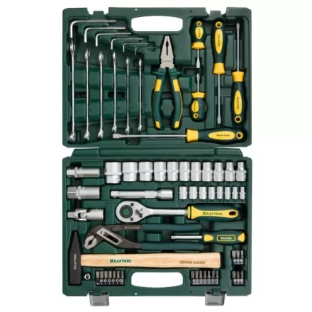 Набор KRAFTOOL "ЕХPERT" Слесарно-монтажный инструмент, 66 предметов 27976-H66 купить в Надыме
