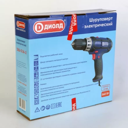 Электрический шуруповерт Диолд ЭШ-0,56-2 купить в Надыме