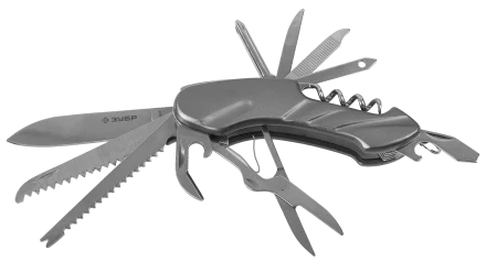 Нож складной многофункциональный 12в1 рукоятка 90 мм ЗУБР МАСТЕР 47781 купить в Надыме