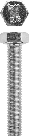 Болт ЗУБР "МАСТЕР" с шестигранной головкой, ГОСТ 7798-70, класс прочности 5.8, оцинкованный, M8x45мм, 5кг 303080-08-045 купить в Надыме