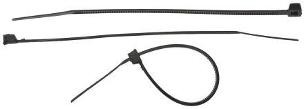 Кабельные стяжки черные КС-Ч2 нейлоновые пакет серия ПРОФЕССИОНАЛ купить в Надыме