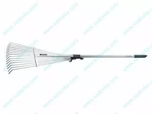 Грабли веерные 15-зубые алюминиевый  черенок 1600 мм раздвижные  PALISAD 61756 купить в Надыме