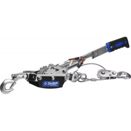 Лебедка ручная рычажная ЗУБР "ПРОФЕССИОНАЛ", тросовая, 4 т, 3 м, в сумке 43105-4-K купить в Надыме