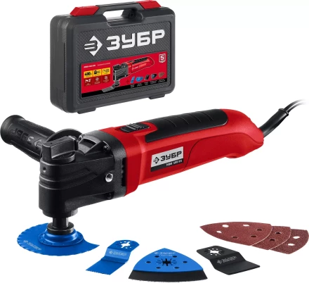 ЗУБР OIS, 400 Вт, реноватор, кейс, набор насадок (МФИ-400 КН) купить в Надыме