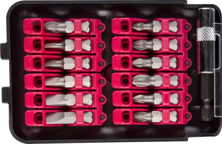 Набор ЗУБР: Биты РАКЕТА кованые в пластиковом боксе, 12шт 26600-H12 купить в Надыме