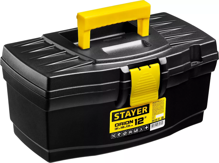 Ящик для инструмента "TOPLine" пластиковый, 12", STAYER 38110-13_z02 купить в Надыме