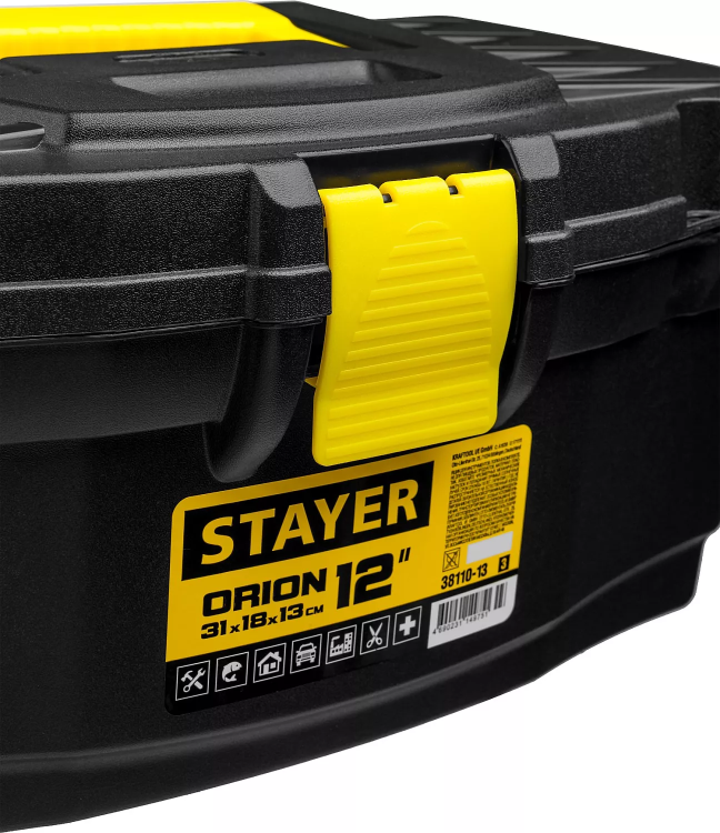 Ящик для инструмента "TOPLine" пластиковый, 12", STAYER 38110-13_z02 купить в Надыме