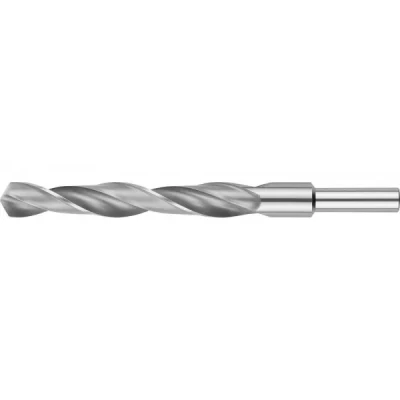 Сверло ЗУБР "МАСТЕР" по металлу с цилиндрическим хвостовиком, сталь Р6М5, винтовой прокат, D 14.0мм, L-160/108мм 4-29621-160-14
