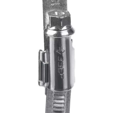 ЗУБР Х-9Н, 110 - 130 мм, накатная лента 9 мм, цинк, 25 шт, червячный хомут (37807-130) купить в Надыме