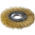 ЗУБР "ПРОФЕССИОНАЛ". Щетка дисковая для УШМ, витая стальная латунированная проволока 0,3мм, 100х22мм 35187-100_z01 купить в Надыме