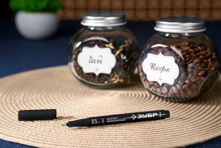 ЗУБР МП-50 черный, 0.5 мм перманентный маркер (06321-2) купить в Надыме