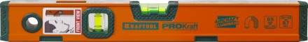 Уровень KRAFTOOL &quot;KRAFT-MAX&quot; магнитный, особо усилен, 2 ампулы, 2 фрезерованные базовые поверхности, 40см 34575-040 купить в Надыме