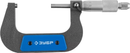 Микрометр ЗУБР "ЭКСПЕРТ" гладкий механический, МК 75, диапозон 50-75мм, шаг измерения 0,01мм 34480-75_z01 купить в Надыме